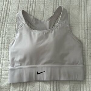 NIKE PRO Dri-Fit Women's Sport Bra Size Medium White